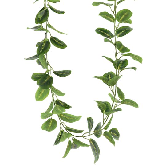 5ft. Prayer Plant Leaves Coil Garland by Ashland&#xAE;